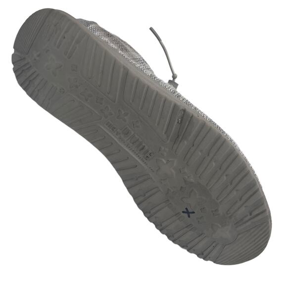 Hey Dude Wally B Stretch Loafers Men's Size 13 Grey Melange Slip On Shoes - Picture 8 of 8